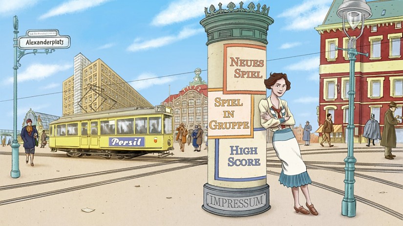 Browsergame Mission 1929 - Freiheit unter Druck - Startscreen