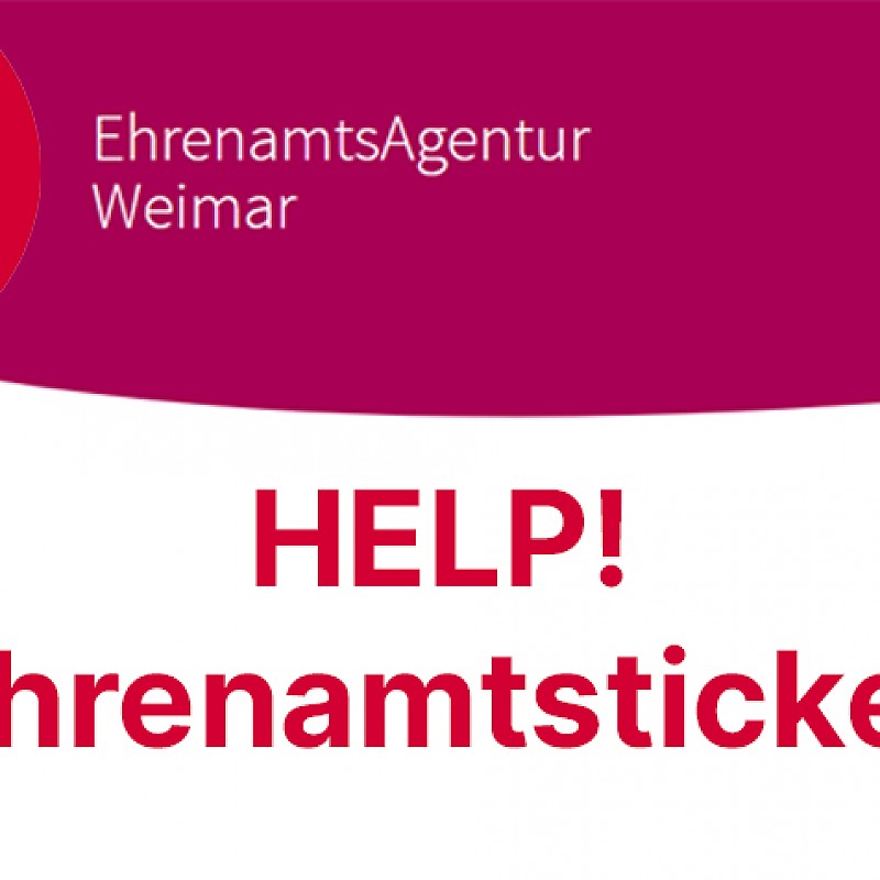Banner: HELP!-Ehrenamtsticker
