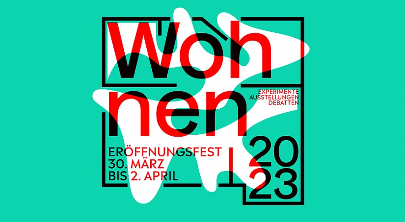 Flyer: Eröffnungsfest Themenjahr "Wohnen", Quelle: Klassik Stiftung Flyer: Eröffnungsfest Themenjahr "Wohnen", Quelle: Klassik Stiftung Weimar