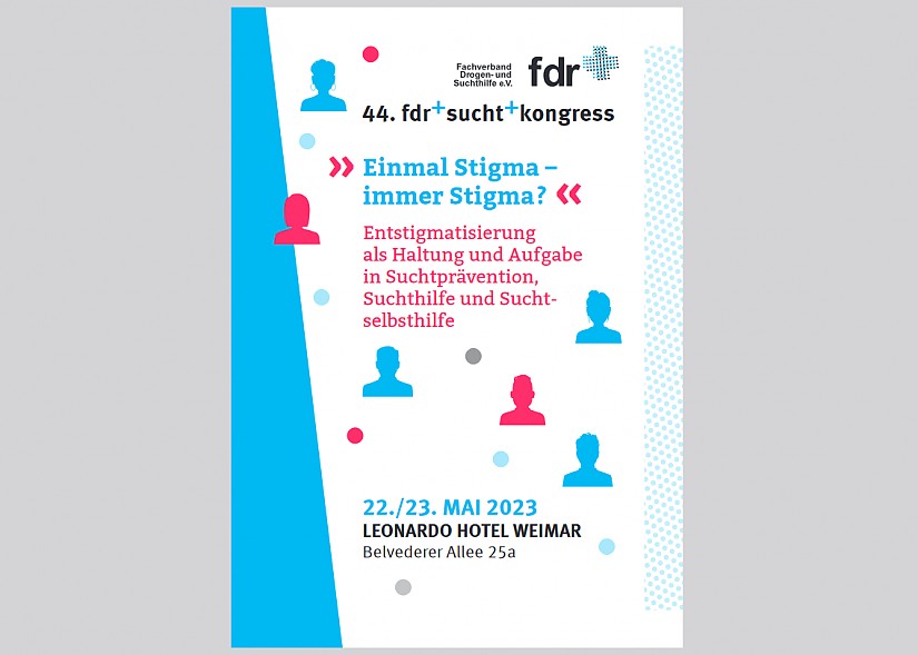 Flyer: 44. fdr+sucht+kongress in Weimar