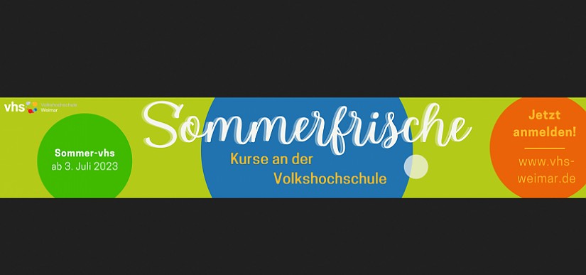 Flyer: VHS Weimar