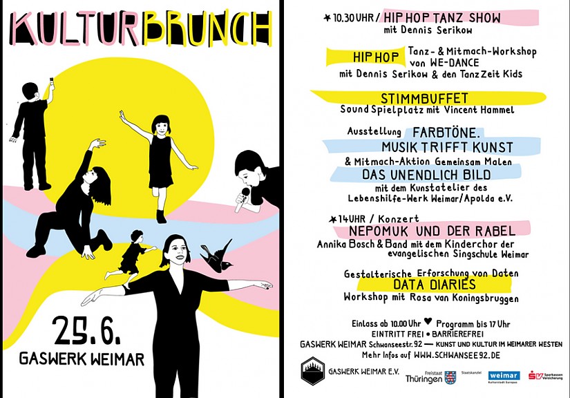 Gaswerk-Flyer: Kulturbrunch Gaswerk-Flyer: Kulturbrunch