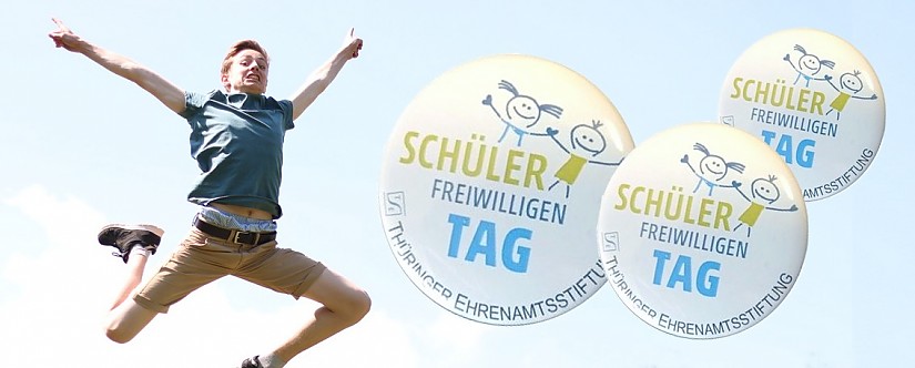 Flyer: Schülerfreiwilligentag 2023 in Weimar