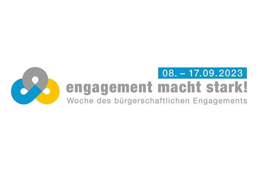 Logo: Engagement macht stark! 2023
