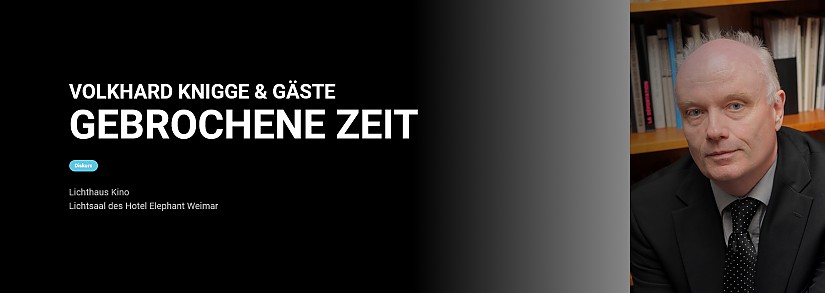 Flyer: Gesprächsreihe »Gebrochene Zeit«, Quelle: KFW