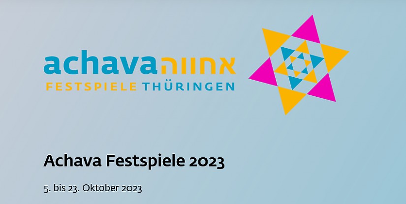 Banner: ACHAVA Festspiele Thüringen 2023