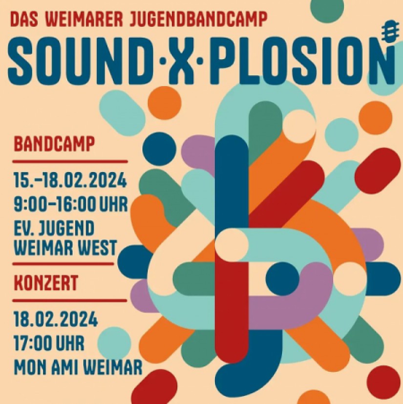 Flyer: »Sound-X-Plosion« Jugend-Bandcamp