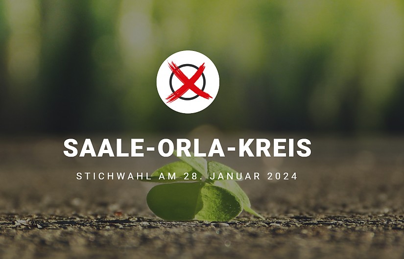 Flyer: Wahlaufruf Saale-Orla-Kreis