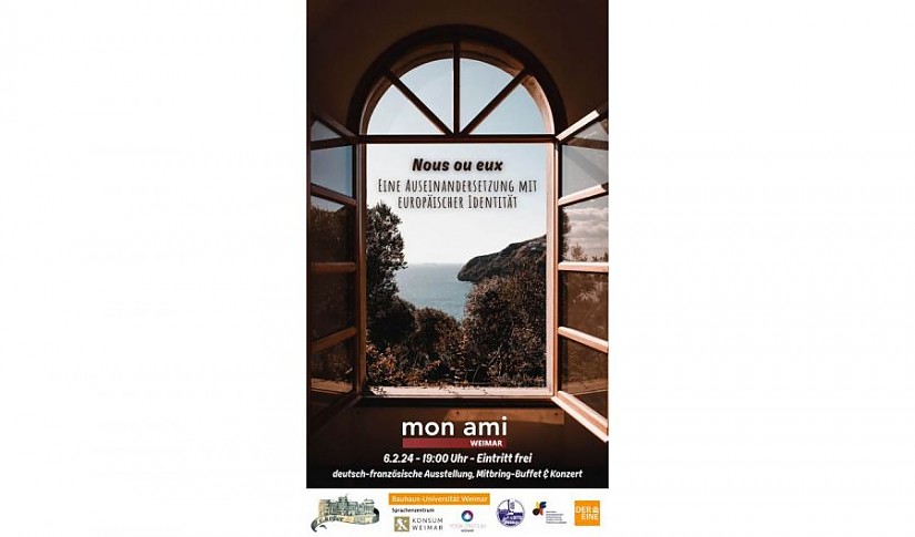 Ausstellungsflyer: »Nous ou eux« Ausstellungsflyer: »Nous ou eux«
