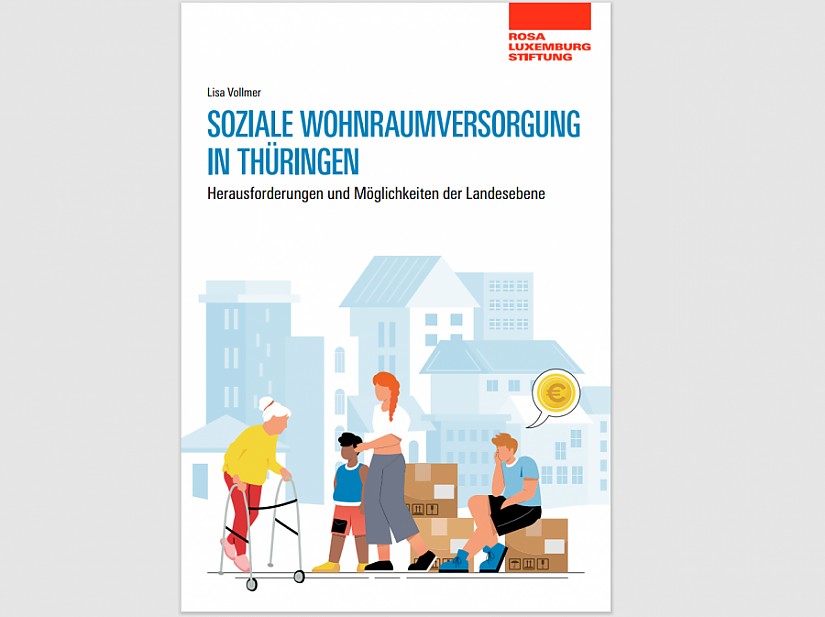 Studien-Cover: Soziale Wohnraumversorgung in Thüringen – Herausforderungen und Möglichkeiten der Landesebene