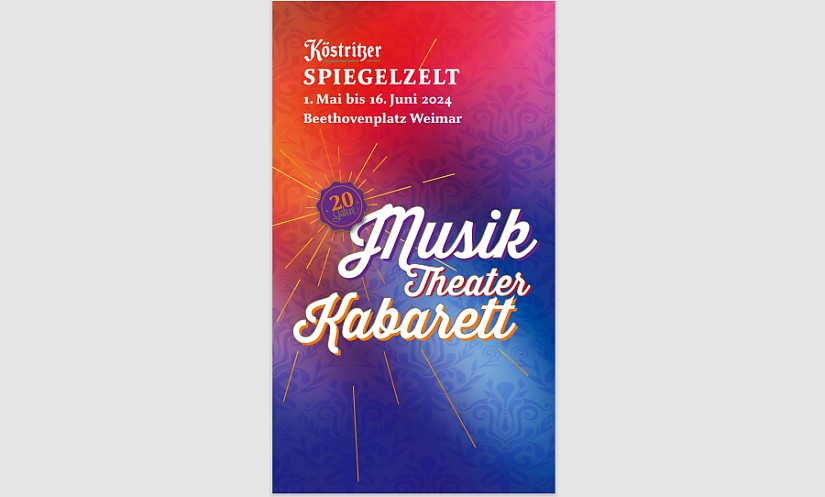 Cover des Köstritzer Spiegelzelt-Programmheftes 2024