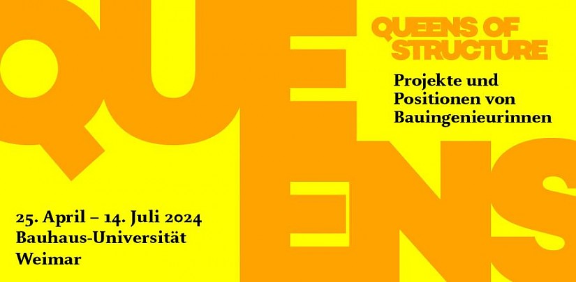 Banner: Wanderausstellung »Queens of Structure«