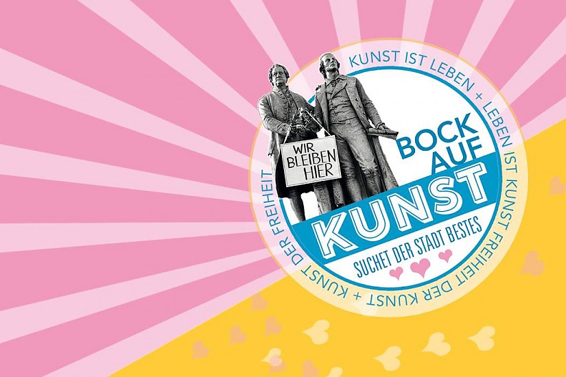 Flyer: »Bock auf Kunst – Suchet der Stadt Bestes«, Quelle: Claus Bach