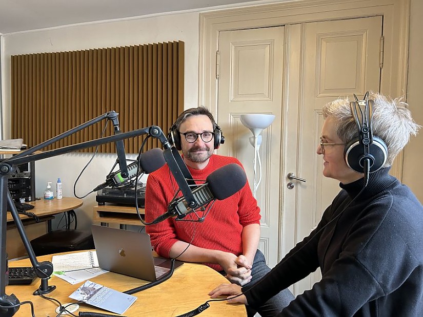 Radio LOTTE im Gespräch mit Christian Hofmann, Leiter dieses Schillerhauses, Foto: Radio LOTTE Radio LOTTE im Gespräch mit Christian Hofmann, Leiter dieses Schillerhauses, Foto: Radio LOTTE