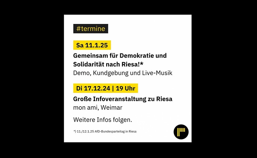 Flyer: Bürgerbündnis gegen Rechts