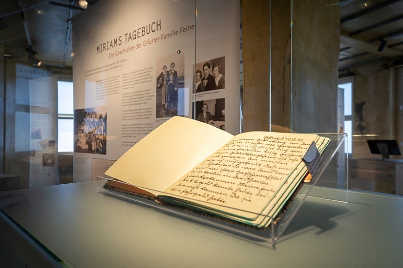 Ausstellung: „Miriams Tagebuch. Die Geschichte der Erfurter Familie Feiner“, Quelle: Erinnerungsort Topf & Söhne