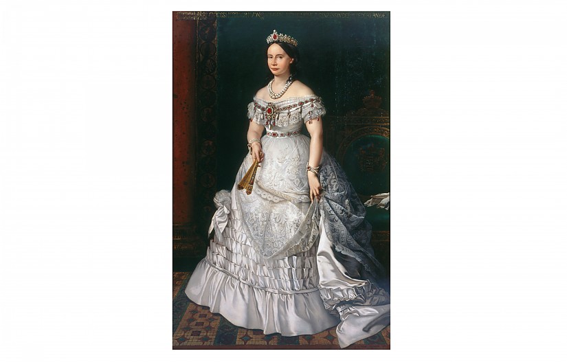 Prinzessin Sophie von Oranien-Nassau, spätere Großherzogin von Sachsen-Weimar-Eisenach, Gemälde von Charles Verlat, 1870, Quelle: http://ora-web.swkk.de/img-museen/353458.jpg, CC BY-SA 4.0, https://commons.wikimedia.org/w/index.php?curid=65855293 Prinzessin Sophie von Oranien-Nassau, spätere Großherzogin von Sachsen-Weimar-Eisenach, Gemälde von Charles Verlat, 1870, Quelle: http://ora-web.swkk.de/img-museen/353458.jpg, CC BY-SA 4.0, https://commons.wikimedia.org/w/index.php?curid=65855293