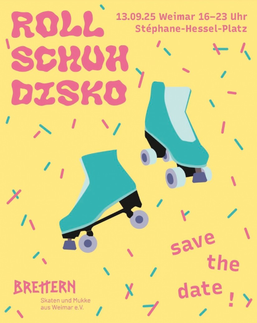 Flyer: Rollschuhdisko, Quelle: Brettern e.V.