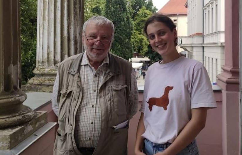 Wolfgang Renner und Nelly Sachs, Foto: Jule Niedergesäß