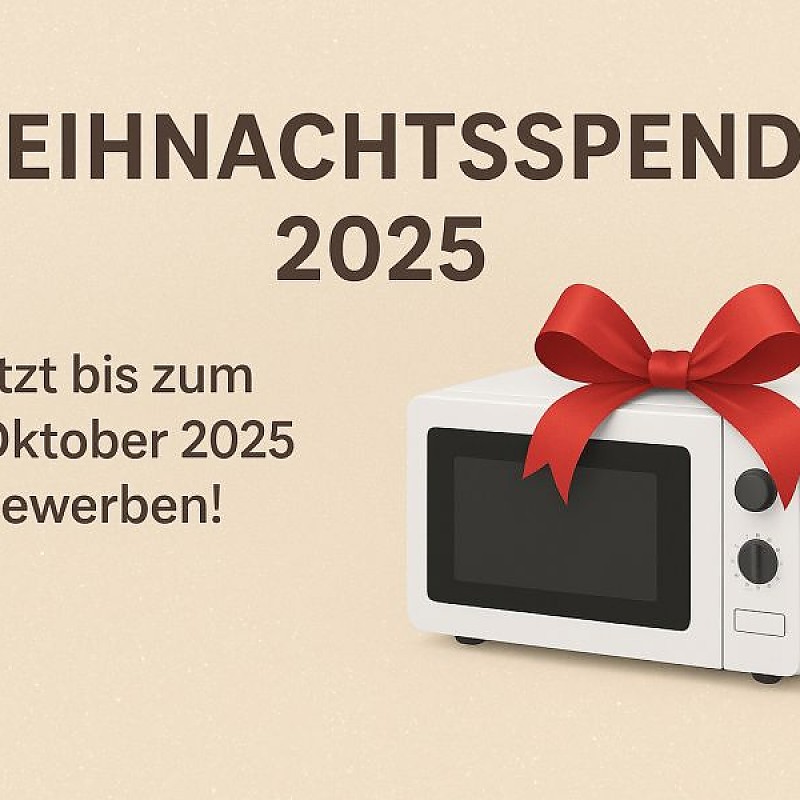 Flyer: Weihnachtsspendenaktion 2025 der Stadtwerke Weimar