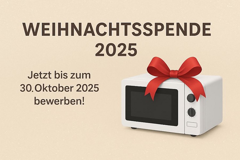 Flyer: Weihnachtsspendenaktion 2025 der Stadtwerke Weimar