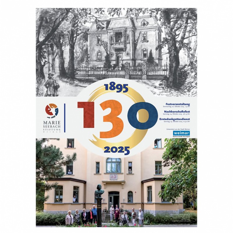 Flyer: 130 Jahre Marie Seebach Stiftung