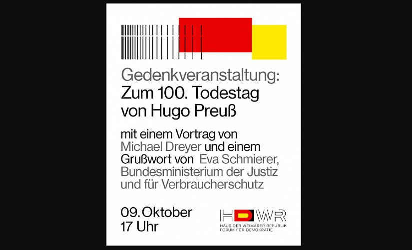 Flyer: Weimarer Republik e.V.