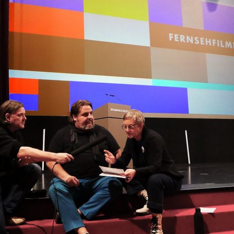 Stefan Schmidt und Claudia Quasthoff im Interview mit Urs Spörri, Foto: Lukas Bopp