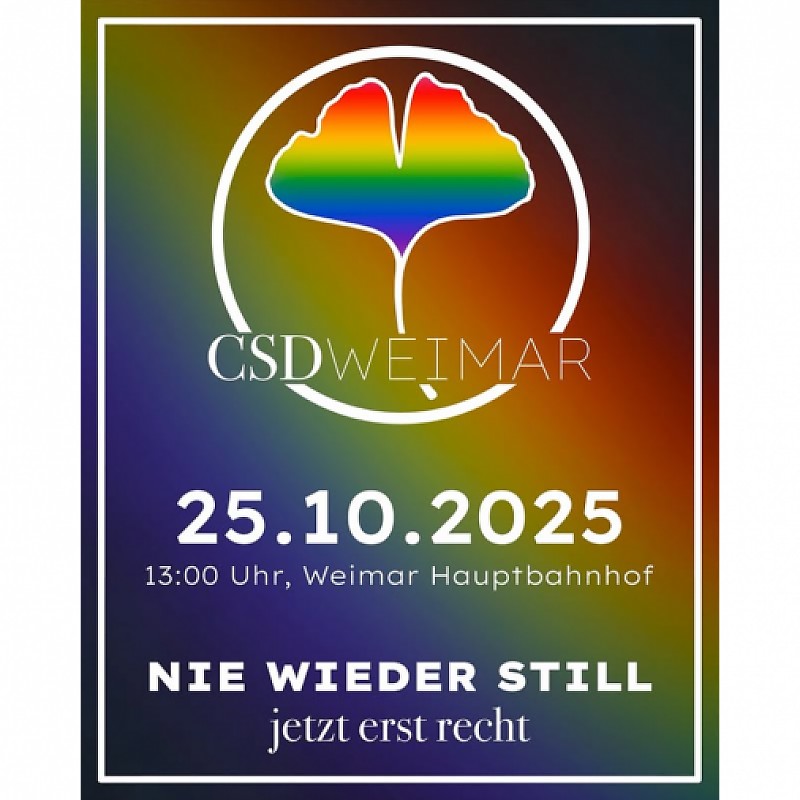 Banner: CSD Weimar 2025