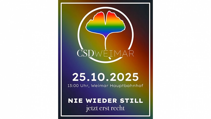 Banner: CSD Weimar 2025 Banner: CSD Weimar 2025