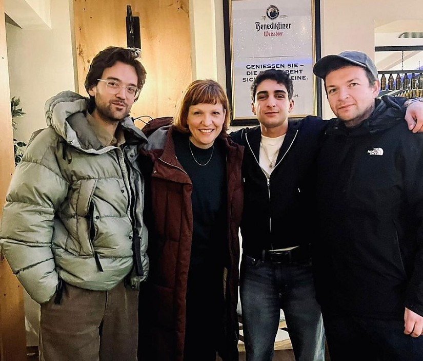 Mickey Paatzsch, Lena Liberta, Loran Alhasan und Arkadij Khaet auf der TeleVisional