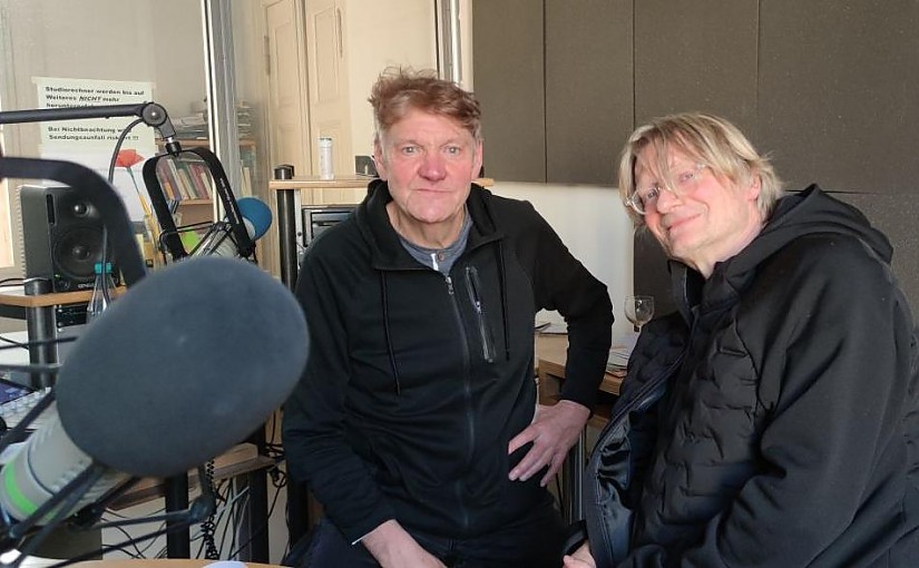 Claus Bach und Frank Motz zu Gast im LOTTE Studio, Foto: Jule Niedergesäß