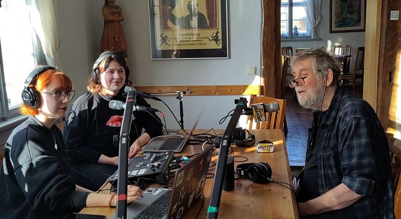 Dr. Otto Han, Pauline Rudolf und Jule Niedergesäß