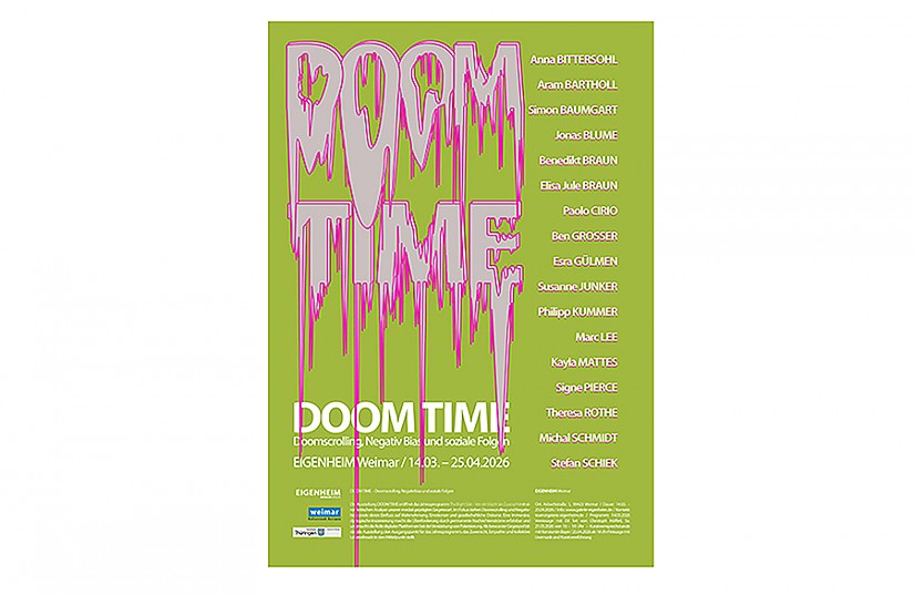 Ausstellungs-Poster »Doom Time«