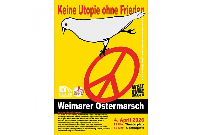 Flyer: »Welt ohne Waffen« 