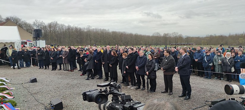 81. Jahrestag der Befreiung des Konzentrationslagers Buchenwald, Foto: Jule Niedergesäß