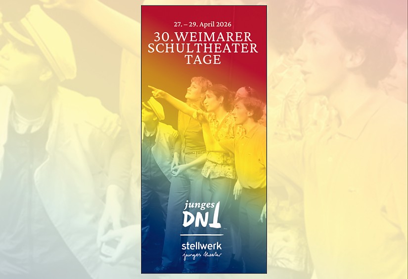Flyer: 30 Jahre Weimarer Schultheatertage 