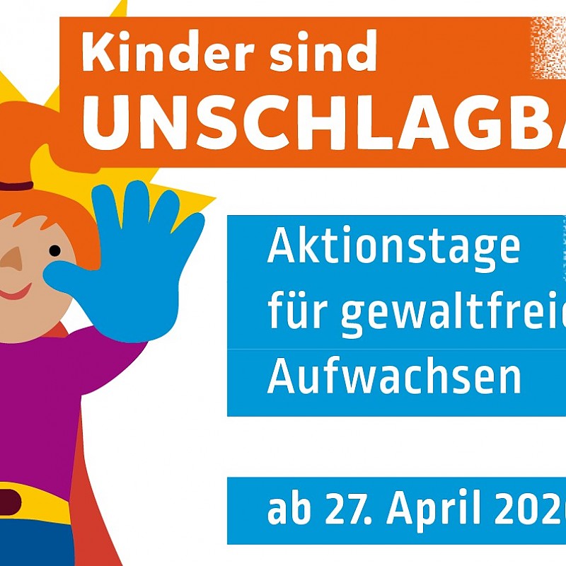 Flyer: Aktionswoche »gewaltfreies Aufwachsen«