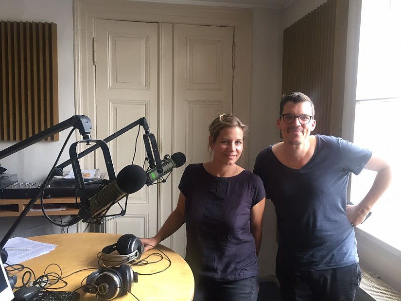 Daniela Spiegel und Fabian Kuehlein von dem Projekt "Ein Gespenst geht um..." Daniela Spiegel und Fabian Kuehlein von dem Projekt "Ein Gespenst geht um..."