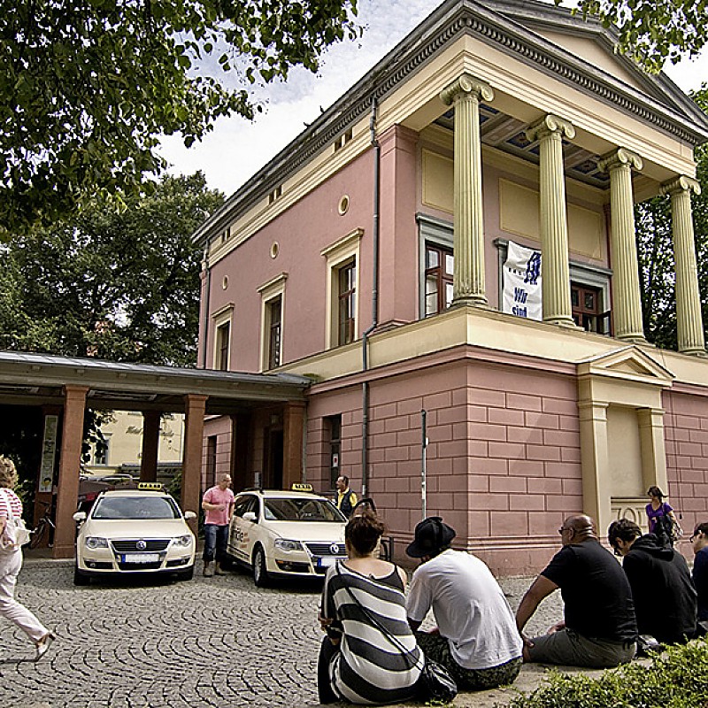 Der Nike-Tempel am Goetheplatz, Sitz von Radio LOTTE Weimar (Foto: Claus Bach)