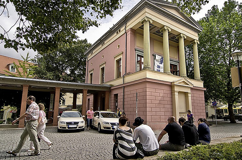 Der Nike-Tempel am Goetheplatz, Sitz von Radio LOTTE Weimar (Foto: Claus Bach)