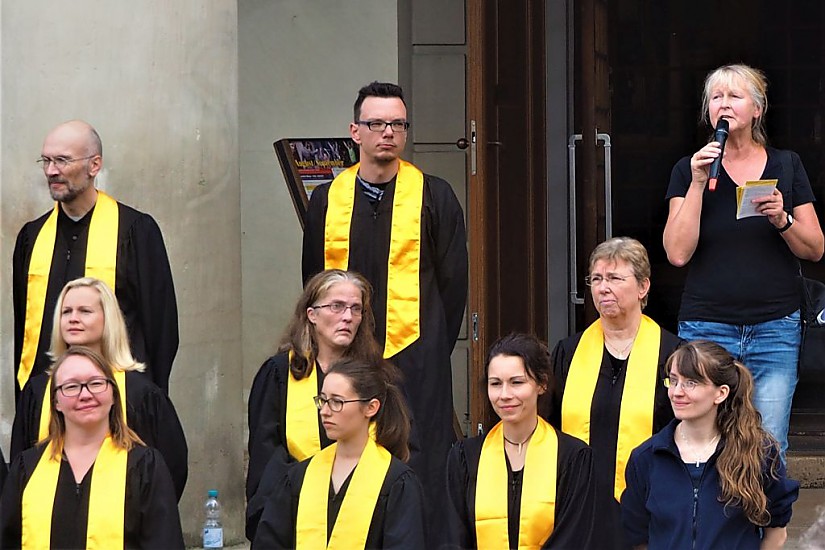 Sängerinnen und Sänger bei "Stimmen. Vielfalt"