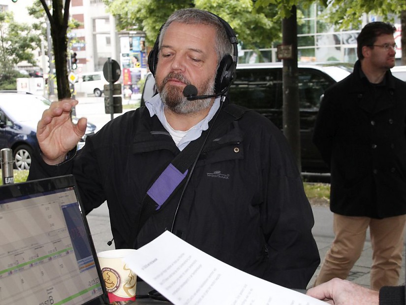 Mitarbeiter Fritz Burschel NSU-Prozess München Foto: Radio Lotte