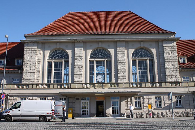 Gebäude des Hauptbahnhofs Weimar, Foto: Radio Lotte