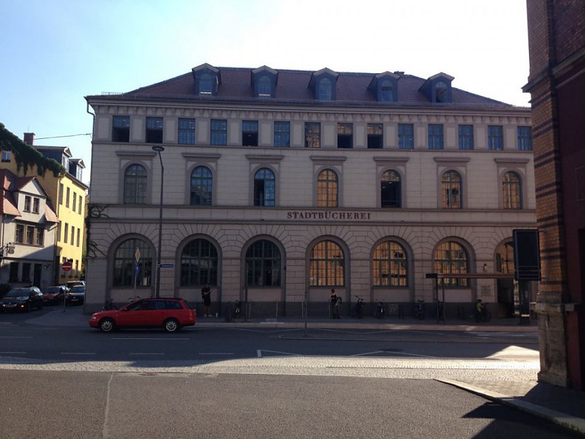Stadtbibliothek Weimar, Foto: Radio LOTTE Stadtbibliothek Weimar, Foto: Radio LOTTE