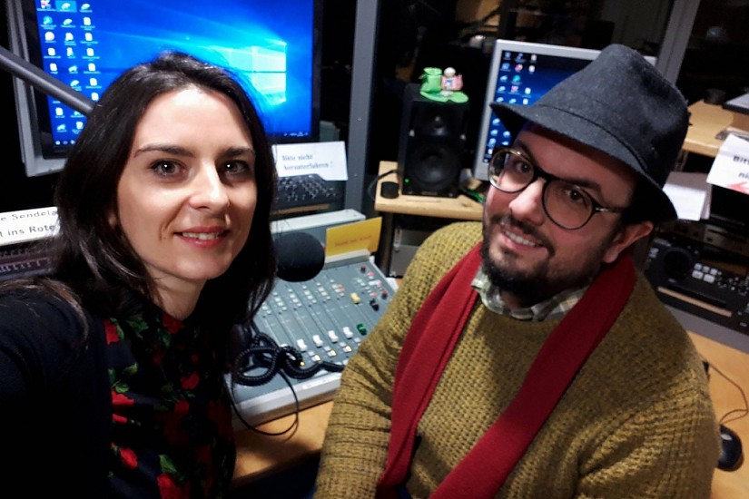 "Nachgedacht - die Kultursprechstunde", Studiogast: Dr. Francesco Ferrari (Foto: Sandra Maria Geschke) 
