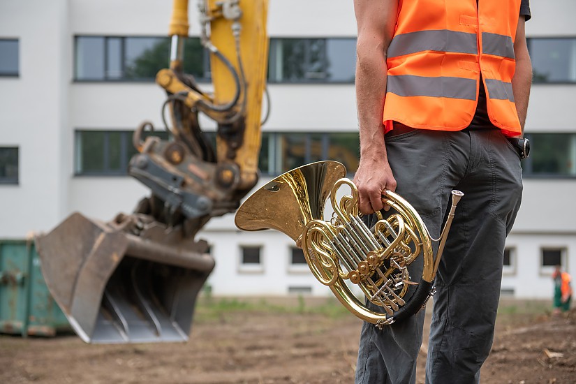Spatenstich Probensaal Staatskapelle Weimar, Foto: Thomas Müller