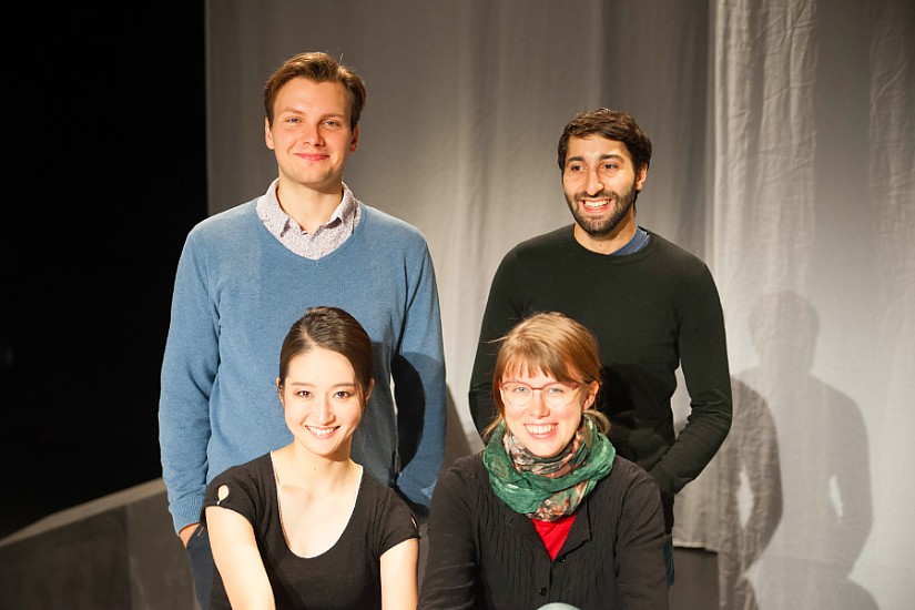 Weisse Rose | Lisa Astrid Mayer, die beiden Dirigenten Vitali Alekseenok und André Callegaro, sowie die Sopranistin Yuko Hayashi | Foto: © Olaf Schnürpel Weisse Rose | Lisa Astrid Mayer, die beiden Dirigenten Vitali Alekseenok und André Callegaro, sowie die Sopranistin Yuko Hayashi | Foto: © Olaf Schnürpel