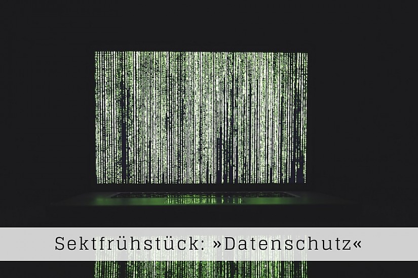 Sektfrühstück: Datenschutz, Grafik: Pixabay