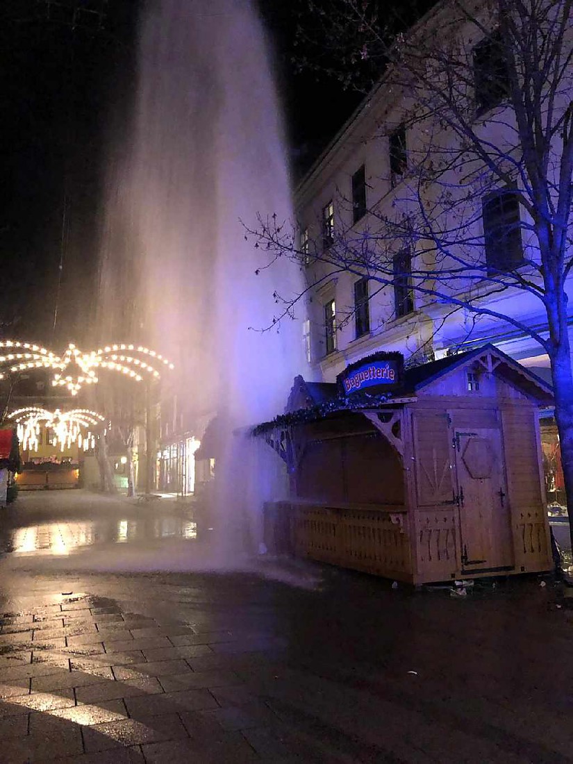Wasserfontäne Schillerstraße, Foto: Stadt Weimar